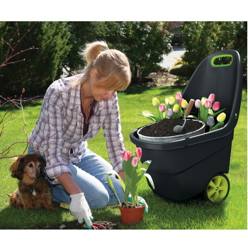 Curver baštenska kolica Easy Go XL 62l Crna-4