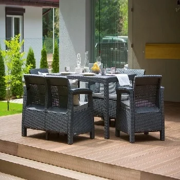 Baštenska garnitura Corfu II grafit CU 223216-1