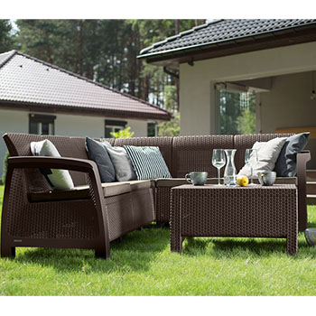 Baštenska garnitura Bahama Relax braon CU 233613 -2
