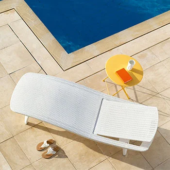 Ležaljka Pacific bela CU 230672 -1 Ležaljka Pacific bela CU 230672 -1