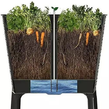Curver saksija za mini baštu Easy Grow 120l Braon-4