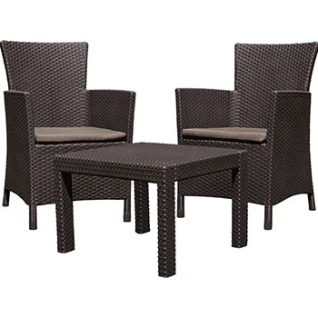 Balkonski set Rosario braon CU 258839