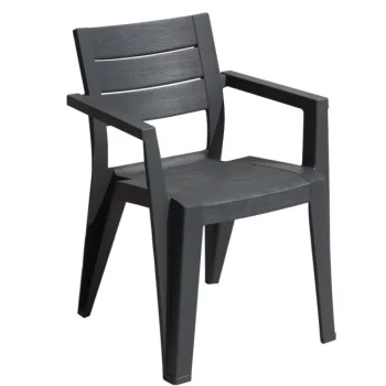 Curver stolica Julie Dinning Grafit CU 246188