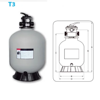 Diasa filter za bazen PVC T3 TOP 7m3/h 3224-1