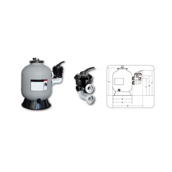Diasa filter za bazen PVC A3 SIDE 15 m3/h 489-1