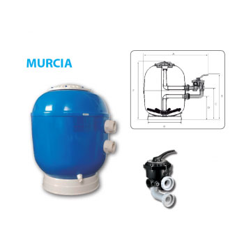 Diasa filter za bazen Poliester Murcia DPOOL 22 m3/h 50166