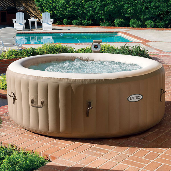 Jacuzzi bazen Intex sa grejačem za dvorište +  filter za Pure Spa 2 komada-1