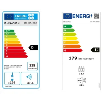 Dunavox vinski frižider  jednozonski DX-194.490BK -2 Dunavox vinski frižider  jednozonski DX-194.490BK -2
