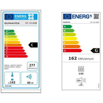 Dunavox vinski frižider jednozonski DX-143.468B
