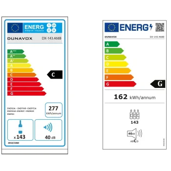 Dunavox vinski frižider jednozonski DX-143.468B-2 Dunavox vinski frižider jednozonski DX-143.468B-2
