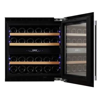 Dunavox vinski frižider potpuno ugradni dvozonski DAVS-25.63DB-2