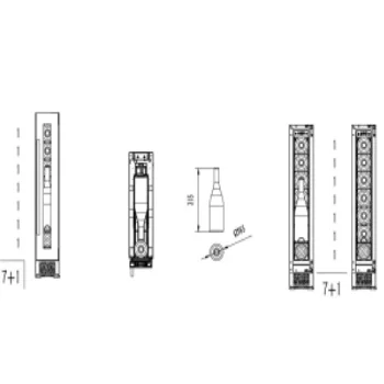 Cavin ugradna vinska vitrina potpultna Arctic Collection 15 ACS15FGB-5 Cavin ugradna vinska vitrina potpultna Arctic Collection 15 ACS15FGB-5