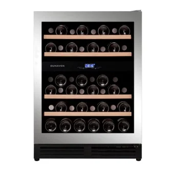 Dunavox vinska vitrina podpultno ugradna dvozonska DAUF-45.125DSS.TO Dunavox vinska vitrina podpultno ugradna dvozonska DAUF-45.125DSS.TO