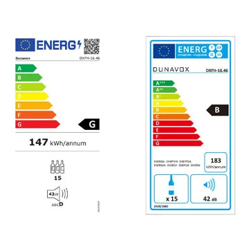 Dunavox vinski frižider samostojeći jednozonski DXFH-16.46 -2