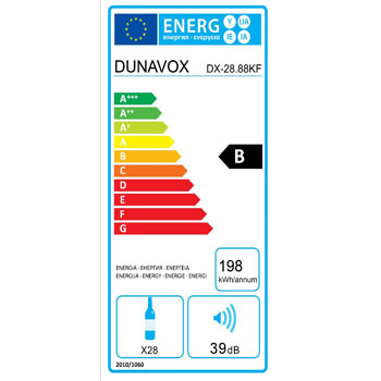 Dunavox vinski frižider samostojeći  jednozonski DX-28.88KF 