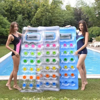 Dušek za vodu 18 rupa Fashion 173x63cm Beli 27131-1 Dušek za vodu 18 rupa Fashion 173x63cm Beli 27131-1