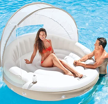 Intex dušek za vodu sa suncobranom – CANOPY ISLAND 58292 Intex dušek za vodu sa suncobranom – CANOPY ISLAND 58292