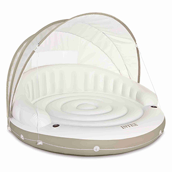Intex dušek za vodu sa suncobranom – CANOPY ISLAND 58292-1