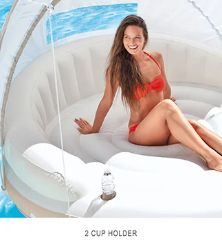 Intex dušek za vodu sa suncobranom – CANOPY ISLAND 58292-5 Intex dušek za vodu sa suncobranom – CANOPY ISLAND 58292-5