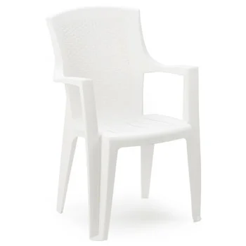 Eden baštenska stolica plastična - bela 030767 Eden baštenska stolica plastična - bela 030767