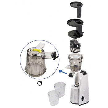 Esperanza sokovnik slow juicer EKJ007-1