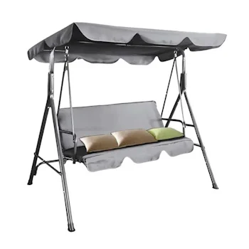 Farm baštenska ljuljaška trosed siva boja FBL3S Farm baštenska ljuljaška trosed siva boja FBL3S