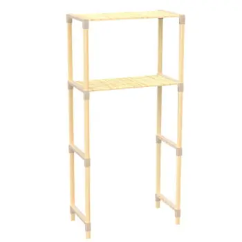 Fixwood drvena polica za kupatilo iznad veš mašine sa 2 police FIX-2016-2-1