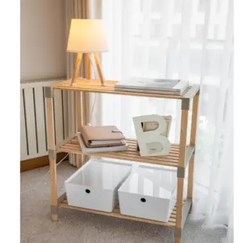 Fixwood drvena polica multifunkcionalna sa  3 police FIX-2006-3