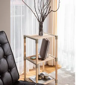 Fixwood multifunkcionalna drvena polica sa 3 police FIX-2013-3-1