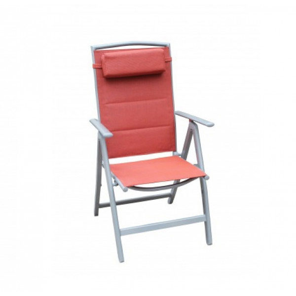 Baštenska stolica Florence podešavajuća crvena 041085-1
