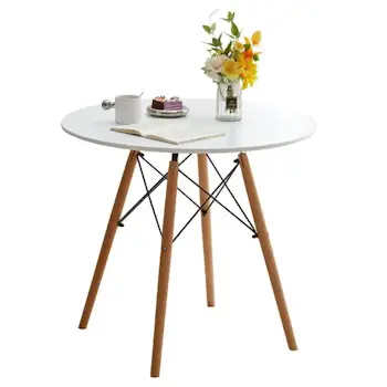 Trpezarijska garnitura Skandi sto i 4 stolice bela-1