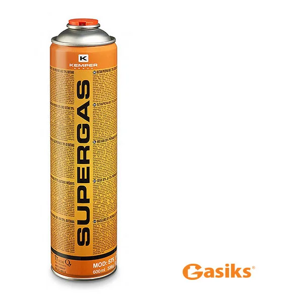 Gasiks supergas kartuša (propan/butan) 600ml 1302 Kemper  Gasiks supergas kartuša (propan/butan) 600ml 1302 Kemper