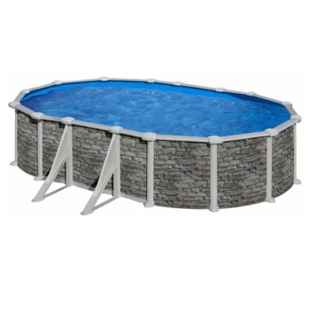 Gre bazen ovalni montažni Corcega Stone SET 500x300x132cm
