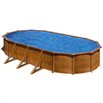 Gre bazen ovalni montažni Pacific Wood SET 730x375x120 cm-1 Gre bazen ovalni montažni Pacific Wood SET 730x375x120 cm-1