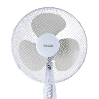Haeger ventilator stojeći Beli 40cm 45W HESF-16W.011A-1 Haeger ventilator stojeći Beli 40cm 45W HESF-16W.011A-1
