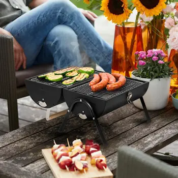 Home prenosni stoni roštilj na drveni ugalj GR01-3 Home prenosni stoni roštilj na drveni ugalj GR01-3