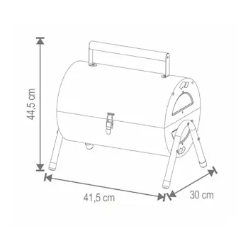 Home prenosni stoni roštilj na drveni ugalj GR01-4 Home prenosni stoni roštilj na drveni ugalj GR01-4
