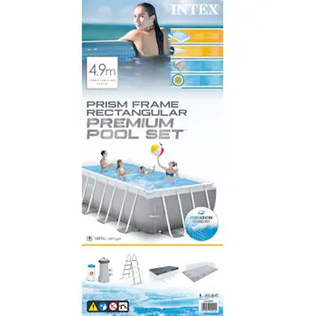 Intex Prism Frame Rectangular Premium bazen 4.88mx2.44mx1.07m 26792NP-6 Intex Prism Frame Rectangular Premium bazen 4.88mx2.44mx1.07m 26792NP-6