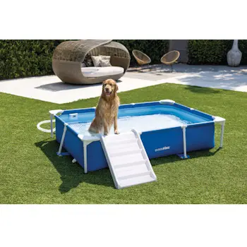 Intex bazen za kućne ljubimce sa filtracijom i rampom za kućne ljubimce 229cmx152cmx46cm 48404NP-3