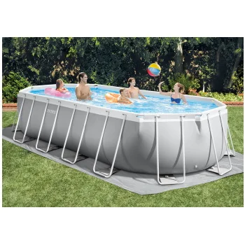 Intex bazen Prism Frame Oval Premium sa čeličnom konstrukcijom 6.10x3.05x1.22m 26798NP-1