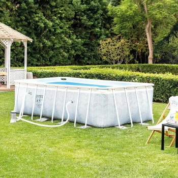 Intex bazen Prism Frame sa metalnom konstrukcijom pravougaoni 400x200x100 cm  Chevron 26780NP-1