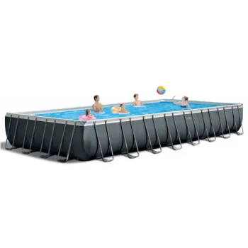 Intex bazen Ultra XTR sa čeličnom konstrukcijom,peščanom pumpom,hlorinatorom i setom za održavanje – 9.75m x 4.88m x 1.32m 26378NP