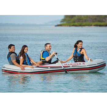 Intex čamac na naduvavanje Mariner 4 sa aluminijumskim veslima 68376NP-2