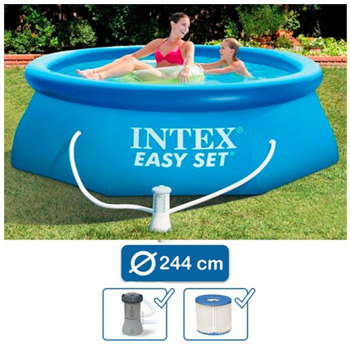 Intex bazen Easy Set okrugli 244 x 76 cm 28112NP