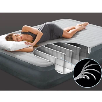 Intex krevet na naduvavanje Queen Dura-Beam 152x203x33 cm sa ugrađenom pumpom 67770ND-1 Intex krevet na naduvavanje Queen Dura-Beam 152x203x33 cm sa ugrađenom pumpom 67770ND-1