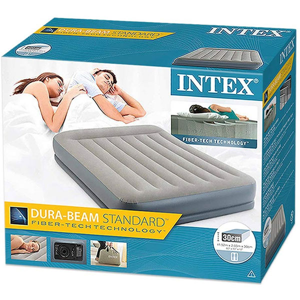 Intex krevet na naduvavanje Fiber-Tech 152 x 203 x 30 cm 