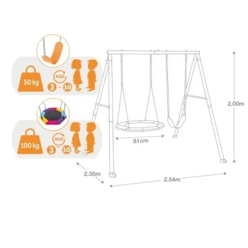 Intex ljuljaška i tanjir za decu 44125-8 Intex ljuljaška i tanjir za decu 44125-8