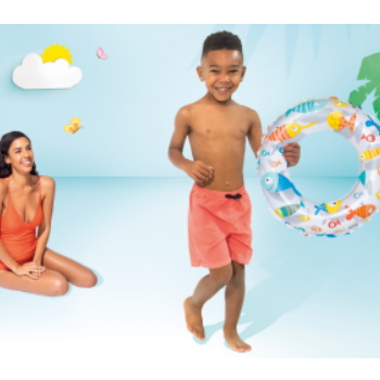 Intex šlauf za decu Lively Print Swim Rings - šarene ribice 59230NP-2
