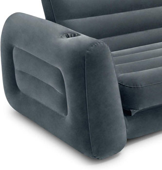 Intex sofa na naduvavanje Pull out 203x224x66 cm + pumpa