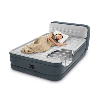 Intex QUEEN DELUXE vazdušni krevet sa ugrađenom pumpom 152x236x86cm 64448ND-1 Intex QUEEN DELUXE vazdušni krevet sa ugrađenom pumpom 152x236x86cm 64448ND-1